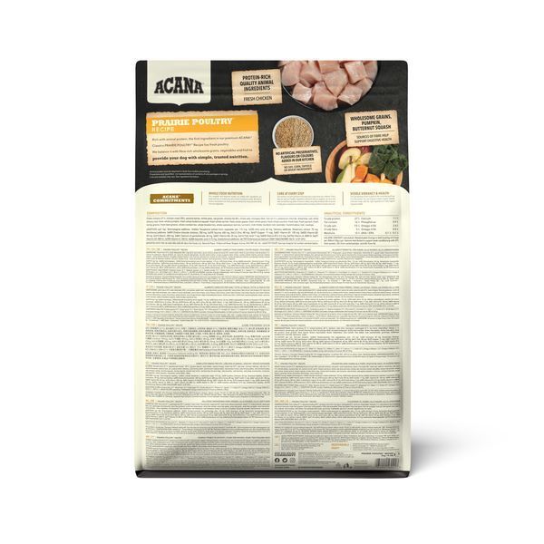 Сухий корм для собак всіх порід та всіх стадій життя ACANA Prairie Poultry Recipe Dog 6 кг (а56061) a56061 фото