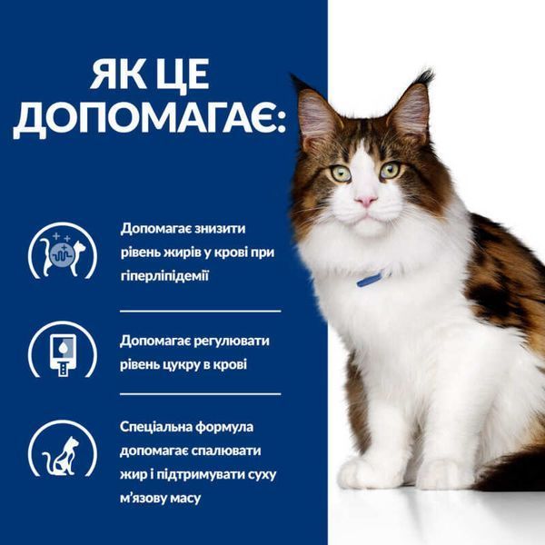 Hill's Prescription Diet w/d Multi-Benefit 3 кг - сухий корм з куркою для котів з проблемами травлення та надмірною вагою 605849 фото