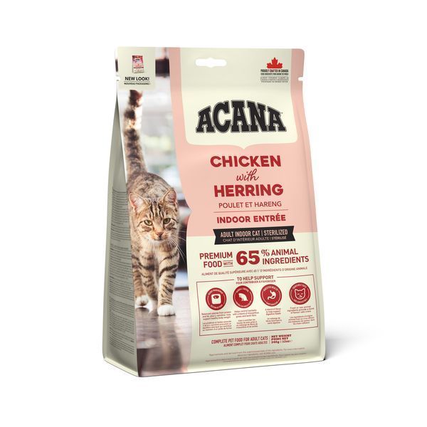 Сухий корм для дорослих домашніх котів ACANA Indoor Entree Cat Домашня Страва 340 г (а71448) a71448 фото