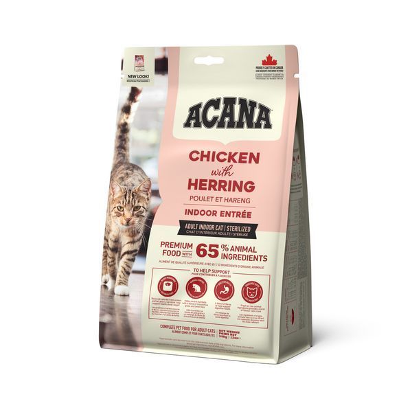 Сухий корм для дорослих домашніх котів ACANA Indoor Entree Cat Домашня Страва 340 г (а71448) a71448 фото
