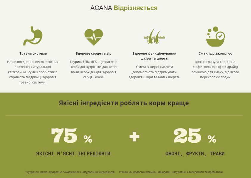 Сухий корм для котів усіх порід та стадій життя ACANA Pacifica Cat 4,5 кг (a71465) a71465 фото