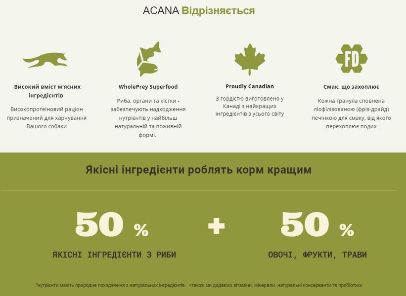 Сухий корм для собак всіх порід та всіх стадій життя ACANA Wild Coast Recipe Dog 14,5 кг (а56217) a56217 фото